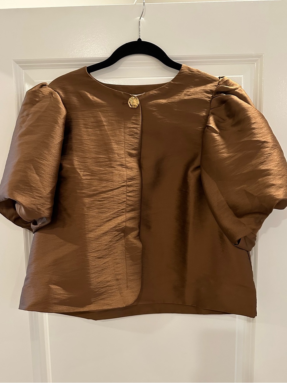 NWT H&M Balloon-Sleeved Blouse, M - Picture 4 of 6